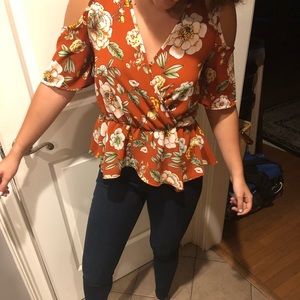Floral blouse